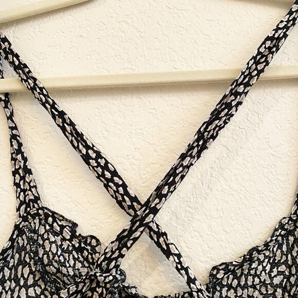 Intimately By Free People Animal Print Peekaboo Flowy Sun Dress M - Picture 9 of 11